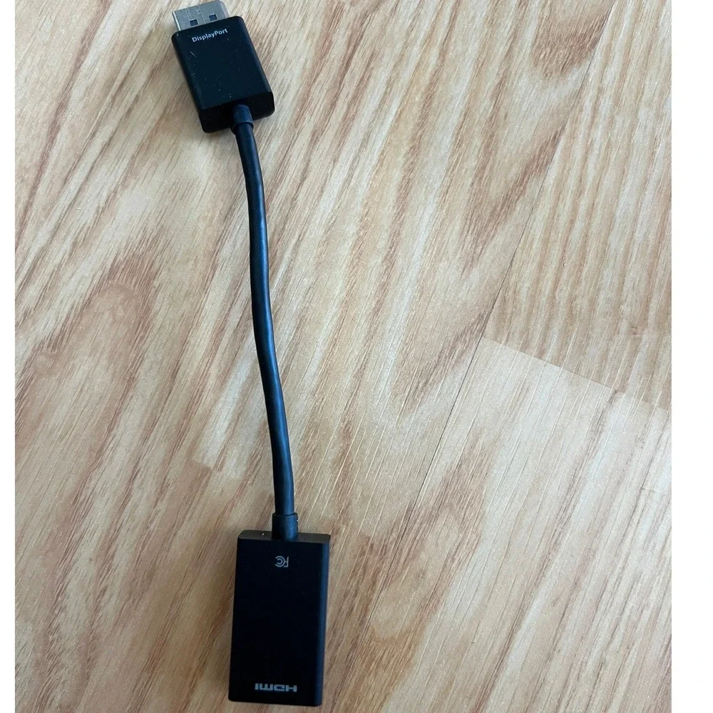 Best Buy Essentials DisplayPort to HDMI Adapter OS Black Very Good Video Cable